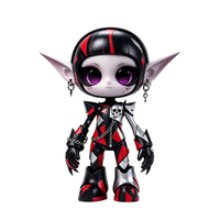 Figura de acción articulada de elfo gótico personalizada OEM, muñeco coleccionable con embalaje personalizado, servicio personalizado de fábrica original de China