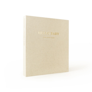 Tùy chỉnh Linen bé năm đầu tiên cuốn sách sinh hàng tháng Bộ nhớ lưu niệm mang thai Tạp Chí Nhật Ký bìa cứng máy tính xách tay tùy chỉnh in ấn - Product Image 2