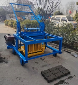 柴油移动式水泥空心砖砌块制造机价格混凝土制砖机械 - Product Image 2
