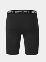 Shorts de sport pour hommes style gothique, longueur genou, haute élasticité, pour la course et l'entraînement de basketball, collants de compression motif visage souriant