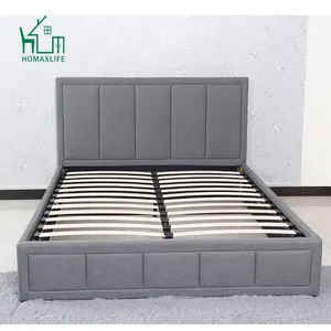 Sampel Gratis Tempat Tidur Ottoman Uk Hitam Putih dengan Kasur