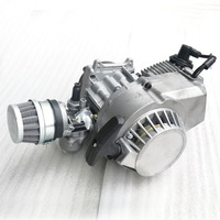 Ensemble moteur de moto 2 temps en aluminium 43cc 47cc 49cc avec démarrage par lanceur à rappel pour mini moto, scooter, VTT