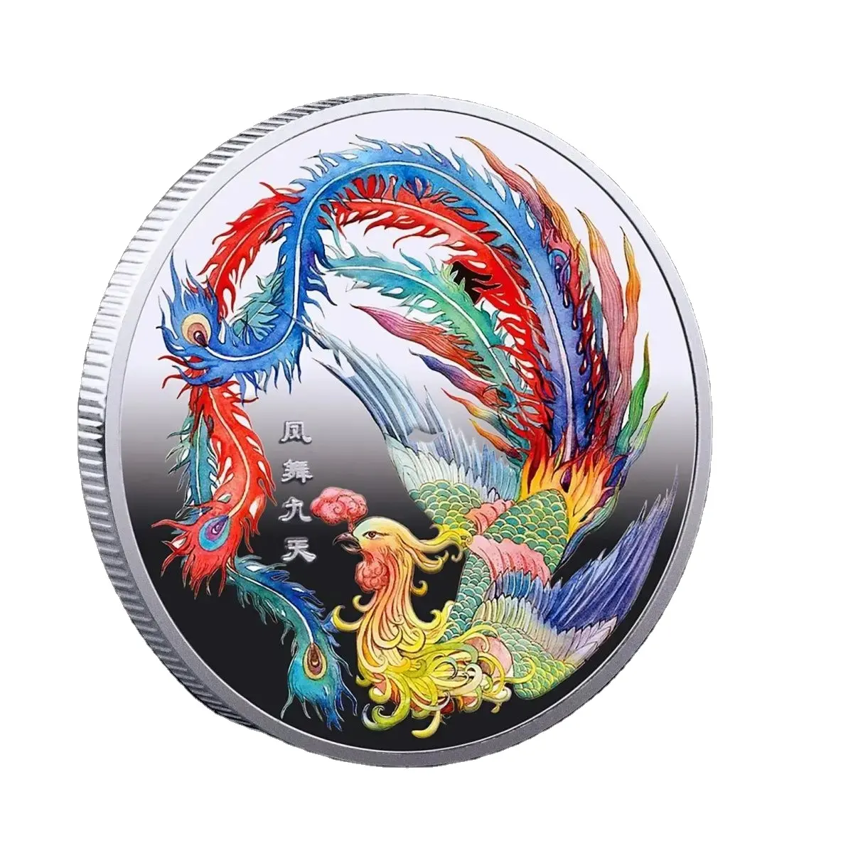 Hot selling Chinese Lucky Coins Gold Plated 3D Metal Chinese Dragon Collection Coins