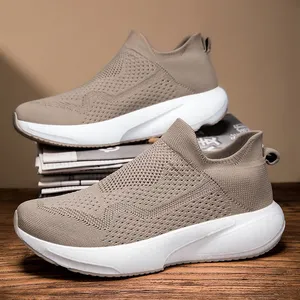 Chaussures de sport respirantes pour hommes et femmes, chaussures de marche en maille pour l'été et l'automne, chaussettes de loisirs, chaussures de course confortables à semelles souples, <span class=keywords><strong>45</strong></span> - Product Image 2