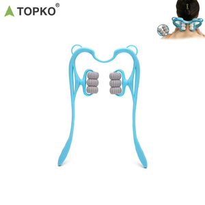 TOPKO masseur de cou manuel portable populaire outil à rouleau portable 6 roues point de pression masseur de cou - Product Image 6