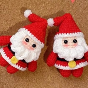 Kit de inicio de ganchillo de Navidad de Papá Noel con instrucciones Video <span class=keywords><strong>Amigurumi</strong></span> Kit de ganchillo de juguete <span class=keywords><strong>para</strong></span> <span class=keywords><strong>principiantes</strong></span> - Product Image 2