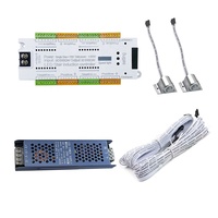 Kit de Contrôle Intelligent pour Éclairage d'Escalier avec Détecteur de Mouvement, Lumière LED Encastrée pour Marches d'Escalier, Système d'Éclairage Automatique d'Escalier 12V RGB