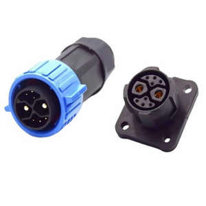 Vente directe d'usine de haute qualité M12 M16 M18 M19 M20 M23 M25 M5 M8 panneau étanche IP67 IP68 connecteur droit 2 4 broches - Product Image 1
