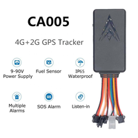 Localizador GPS para Vehículos 4G CA005 con Alarma SOS, Micrófono Integrado, Antirrobo, 2G GSM LBS, Compatible con PC y Sensor de Nivel de Combustible