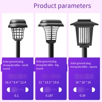 Décoration de jardin extérieure imperméable à l'eau alimentée par énergie solaire, contrôle des insectes, décoration anti-moustiques extérieure