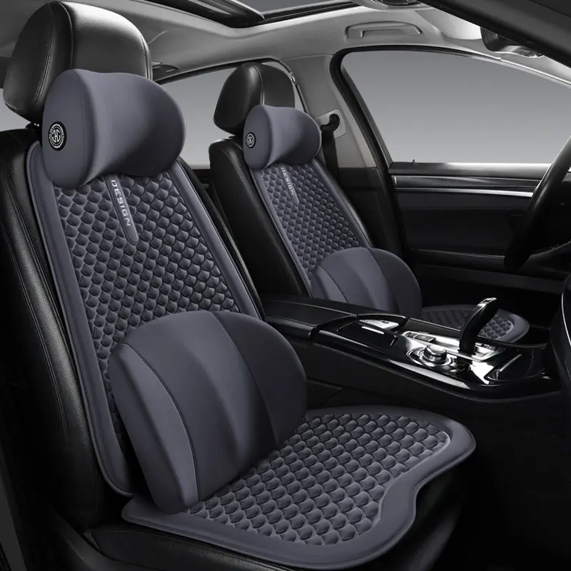 Hochwertiges Bürokühlgel-Silikon-Honigsäulen-Autositzkissen mit Außenabdeckung abnehmbares Kühlgel-Autositzkissen