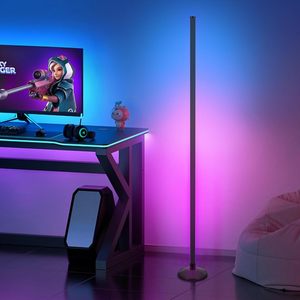 Luxury Modern LED Floor <b>Lamp</b> with <b>Remote</b> <b>Control</b> Smart Lighting for Home Decor in Living Room Bedroom Game Room - Product Image 1