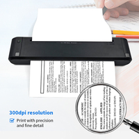 Imprimante portable sans fil pratique 300 dpi pour documents et photos, utilisation de pochoirs, imprimante à transfert thermique A4, copieur thermique
