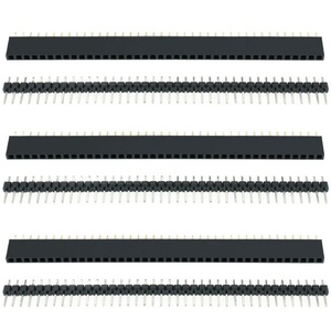 10pcs 1x40pin 2.54mm hàng duy nhất nữ + 10pcs 1x40 nam pin tiêu đề kết nối - Product Image 2