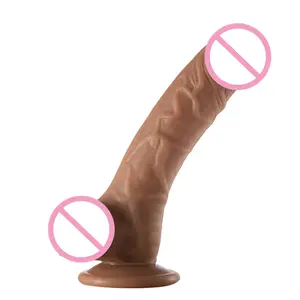 Silicone Dildo dengan Bola untuk Wanita Vagina Wanita Masturbasi Realistis Dildo untuk Pria Anal Bermain Fleksibel Nyata Mainan Seks Wanita