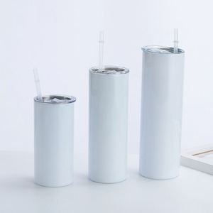 Paquete de 50 Vasos Térmicos Delgados de Acero Inoxidable de Doble Pared de 20 oz, Blancos para Sublimación, Vasos de Regalo a Prueba de Fugas, Libres de BPA - Product Image 4