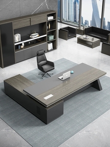 Table de bureau de direction en forme de L, plateau en MDF, épaisseur 50 mm, design luxueux, pieds en métal, <span class=keywords><strong>Victory</strong></span> Furniture - Product Image 4