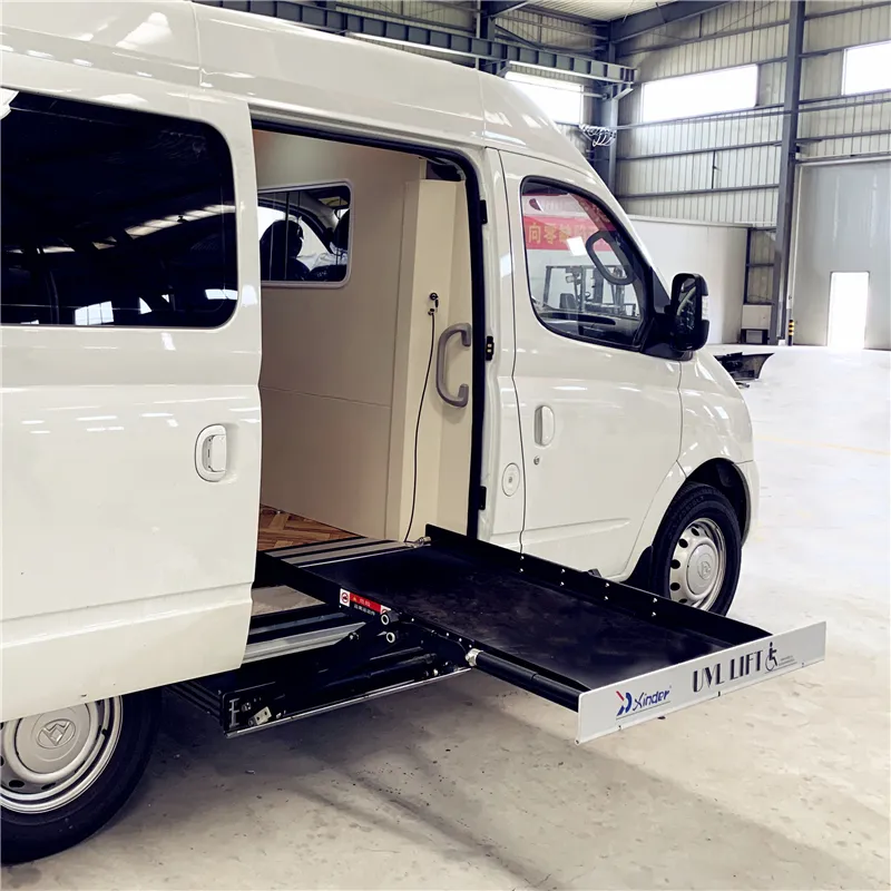 Сертифицированный гидравлический и Электрический подъемник для инвалидной коляски EMARK для фургона, установленного Под боковой дверью грузоподъемностью 350 кг