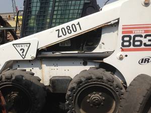 Cargadora Bobcat S863 usada de alta calidad, 3,5 toneladas, maquinaria de construcción más vendida con cargadora frontal S160 S180 S300 - Product Image 4