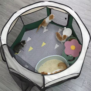 2Joysing Solid Pattern Iron Pet Delivery Room Tent Outdoor Foldable Cat and Kennel Breathable Cat Pregnancy Shelter Washable - Product Image 2