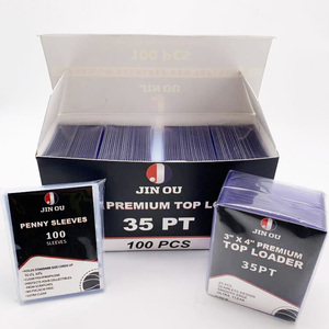 3X4 Toploader Pts Milieuvriendelijke Naadloze <span class=keywords><strong>Top</strong></span> Loader JO-AC-<span class=keywords><strong>TOP</strong></span> Kaarthouder Toploader - Product Image 5