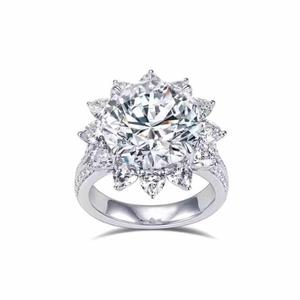 Anillo de Compromiso Personalizado con Diamante Moissanite, Plata de Ley 925, Diamante Cultivado en Laboratorio, Joyería Hip Hop - Product Image 6