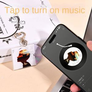 Llavero Colgante NFC con Impresión de Portada de Álbum Musical Personalizada en Forma de Concierto, Estilo Moderno y Sencillo, Acrílico, Modelo 8989 - Product Image 2