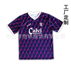 Uniforme de Fútbol Personalizado al por Mayor, Diseño Personalizado, Impresión por Transferencia de Calor, Ligero, de Secado Rápido y Transpirable, Manga Corta - Product Image 4