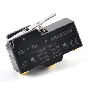 ABILKEEN Short Leveraged Type alta qualità ritardante di fiamma guscio Micro interruttore e 3 Pin terminale a vite 15A-16A grande corrente