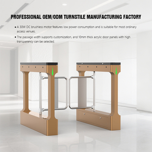 Hcw hệ thống kiểm soát truy cập máy quét mã vạch tốc độ cổng quay đầu đọc mã qr cửa xoay cho công trường xây dựng - Product Image 2