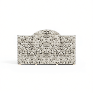 Cestas de Gabión de Hierro Galvanizado Plateado, Barrera Acústica, Material de Construcción de Diseño Industrial - Product Image 1