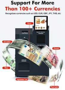 Máquina de Pago Automática USW para Efectivo, Billetes y Monedas, Máquina de Pedidos de Autoservicio para Restaurantes C - Product Image 3