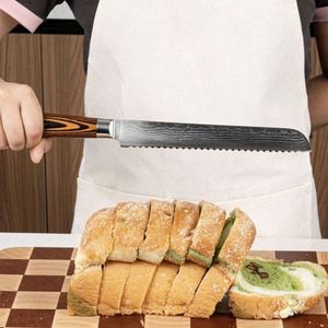 Hot Sales 9 Pcs Stainless Steel <b>Kitchen</b> Knife Set with Block Eco-Friendly <b>Plastic</b>/PP Handle 5Cr15MOV Blade Right Hand USA Mairun - Product Image 4