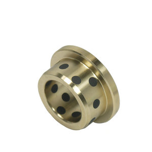 17519 BRONZE COM EMPURRAGEM DE GRÁFITO 45x 5/25x35x25mm FLANGE PLAIN ROLAMENTOS - Product Image 1