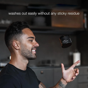 Pâte à cheveux <span class=keywords><strong>mate</strong></span> multi-usages Tenue ferme sans brillance <span class=keywords><strong>Cire</strong></span> de coiffage sculptant Définition longue durée Texture sans flocons Soins des cheveux - Product Image 4