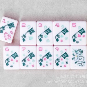 En stock – Approvisionnement exclusif du fabricant de tuiles de mahjong de style américain pour filles – Bottes de cowboy à panneau arrière scintillant avec motif Cactus - Product Image 4