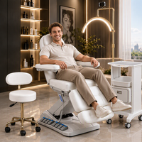 Lit de beauté chauffant de luxe réglable avec plusieurs moteurs pour les soins de massage et de spa