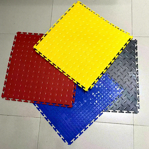 Good Quality Modern Eco-friendly PVC Click Interlocking Floor Tiles for Garage Workshop and Warehouse DIY - Product Image 1