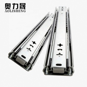 53mm Largeur 3 Pliant Télescopique de matériel de meubles roulement à billes Industriel <span class=keywords><strong>Robuste</strong></span> <span class=keywords><strong>Tiroir</strong></span> Glissière - Product Image 3