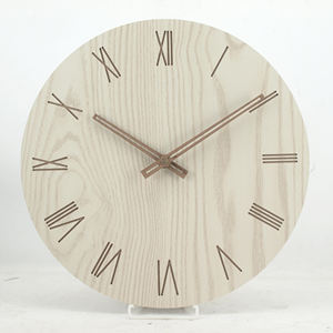 Personalizzabile 12 Pollici di Legno <span class=keywords><strong>Orologio</strong></span> da Parete Tondo Taglio Laser Inciso <span class=keywords><strong>Numeri</strong></span> Moderno Stile Semplice <span class=keywords><strong>con</strong></span> Le Mani in Legno - Product Image 6