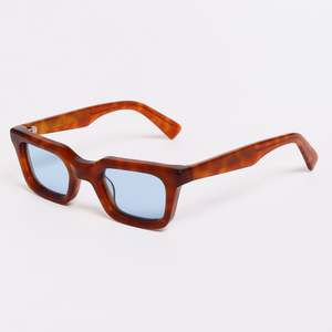 Gafas de Sol Personalizadas con Logotipo, Estilo Vintage 2025, Montura Pequeña para Hombre y Mujer, UV400, Acetato, Cuadradas, Polarizadas - Product Image 1