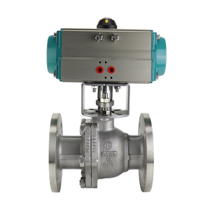 Válvula de Bola Neumática de Acero Inoxidable de Alto Flujo DN100 DN50 DN80 - Product Image 2