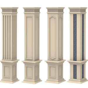 Moldes de columnas romanas de plástico decorativas para exteriores, características arquitectónicas de hormigón, diseño de moldes para decoración de jardín y hogar - Product Image 4
