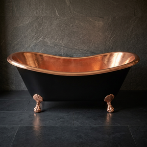 Freestanding Copper Clawfoot Bathtub Oval <b>Portable</b> Luxury Bathroom Spa Use Hotel Use Indian Home Crafts - Product Image 1