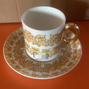 Ensemble de tasses et assiettes en céramique de luxe nordique moderne avec tasses en porcelaine fine, écologiques, pour la maison, les voyages, le thé et le café, idéal comme cadeau - Product Image 5