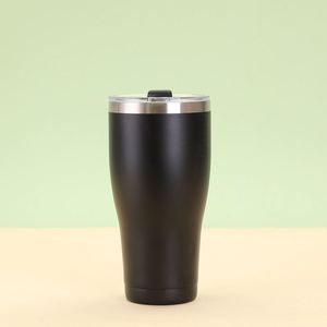 20oz Gradient Curved Tumbler <b>Double</b> <b>Wall</b> Vacuum Insulated Stainless Steel Mug with Lid Reusable Perfect - Product Image 4