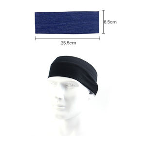 ربطة رأس من صوف المارينو بشعار مخصص ، ربطة رأس مريحة من القماش ، ربطة رأس رياضية للرجال - Product Image 5