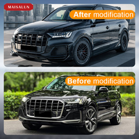 Kit carrosserie en fibre de carbone Q7 pour Audi Q7 modèles 2021 à 2024, kit carrosserie amélioré avec spoiler de passage de roue en fibre de carbone
