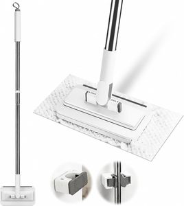 Kit de Recambio de Mopa Plana Desechable Húmeda/Seca para Venta al por Mayor, para Limpieza de Suelos Multisuperficie y Eliminación de Polvo en Hogares y Oficinas - Product Image 1