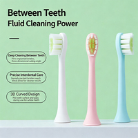 Recharges de têtes de brosse à dents électriques pour enfants en gros pour brosse à dents sonique Ximalong S10, scellées sous vide, pour soins bucco-dentaires